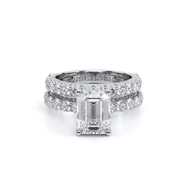 Couture-0489EM25-14K White Gold Emerald Image 5 Tracy Jewelers Spokane, WA