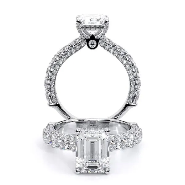 Couture-0489EM30-Platinum Emerald Tracy Jewelers Spokane, WA