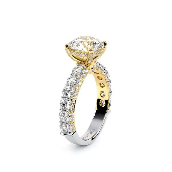 Couture-0489R30-18K Two Tone Round Image 3 Tracy Jewelers Spokane, WA