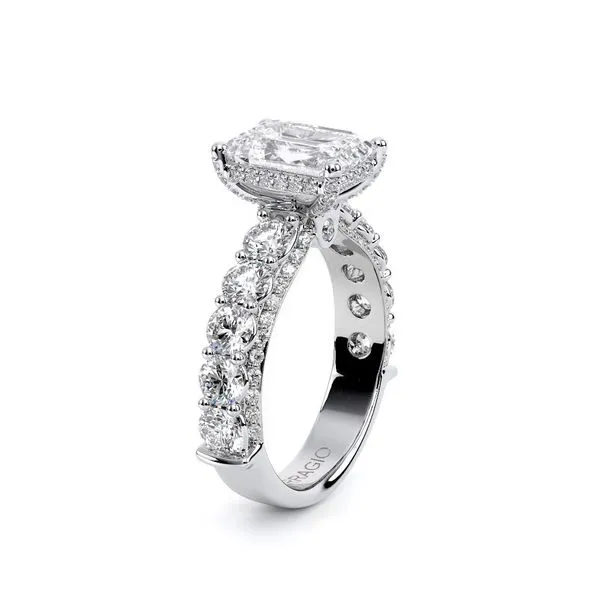 Couture-0489EM34-18K White Gold Emerald Image 3 Tracy Jewelers Spokane, WA