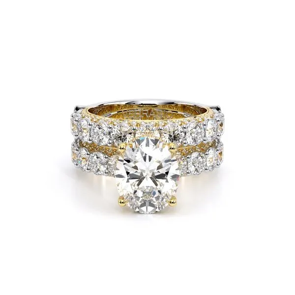 Couture-0489OV34-14K Two Tone Oval Image 5 Tracy Jewelers Spokane, WA