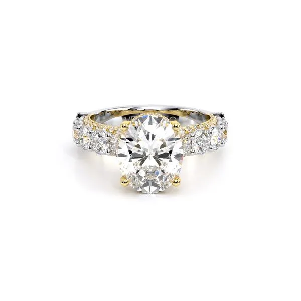 Couture-0489OV34-18K Two Tone Oval Image 2 Tracy Jewelers Spokane, WA
