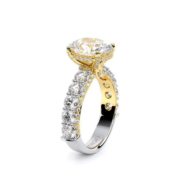 Couture-0489OV34-18K Two Tone Oval Image 3 Tracy Jewelers Spokane, WA