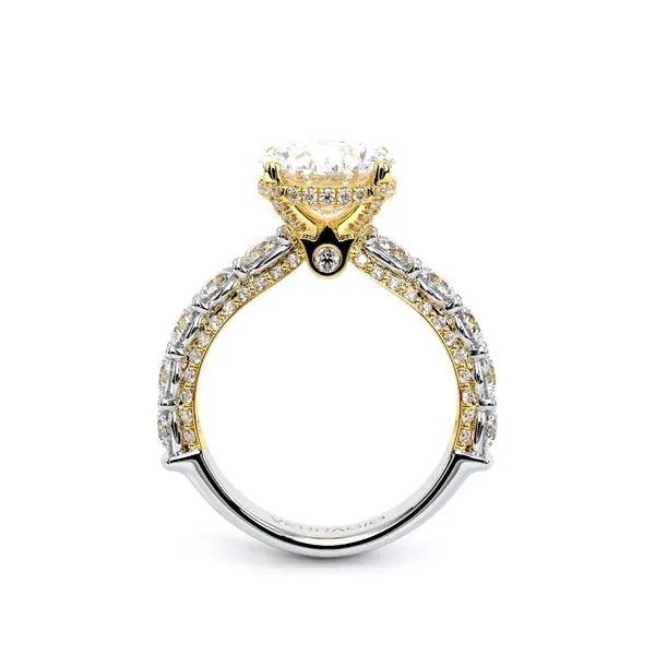 Couture-0489OV34-18K Two Tone Oval Image 4 Tracy Jewelers Spokane, WA