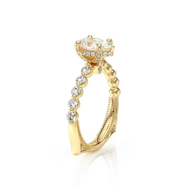Vanguard-2201PS-18K Yellow Gold Pear Image 3 Tracy Jewelers Spokane, WA