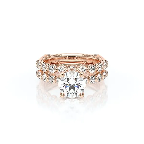 Vanguard-2201R-18K Rose Gold Round Image 5 Tracy Jewelers Spokane, WA