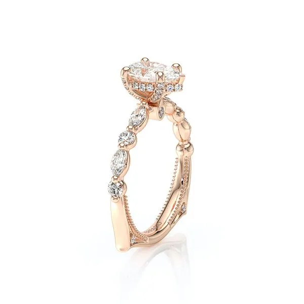 Vanguard-2202PS-14K Rose Gold Pear Image 3 Tracy Jewelers Spokane, WA