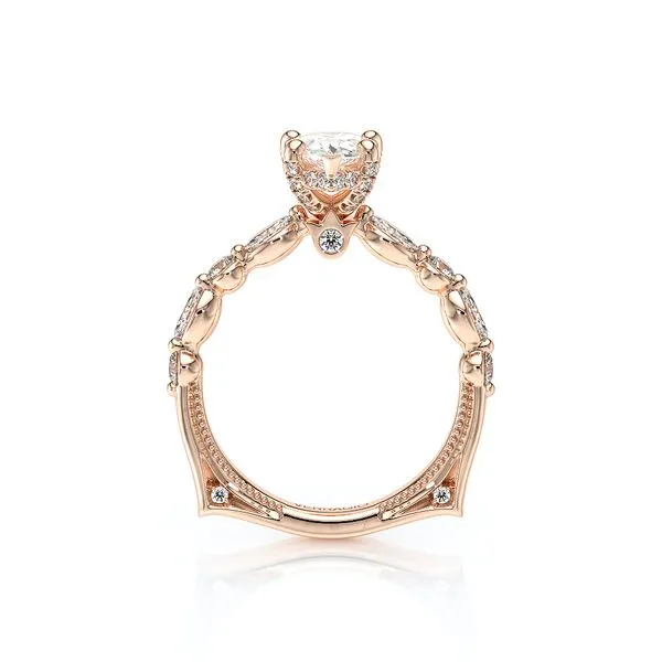 Vanguard-2202PS-14K Rose Gold Pear Image 4 Tracy Jewelers Spokane, WA