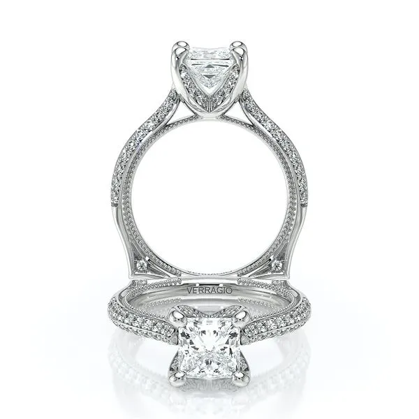 Vanguard-2204P-14K White Gold Princess Quest Fine Jewelers Fairfax, VA