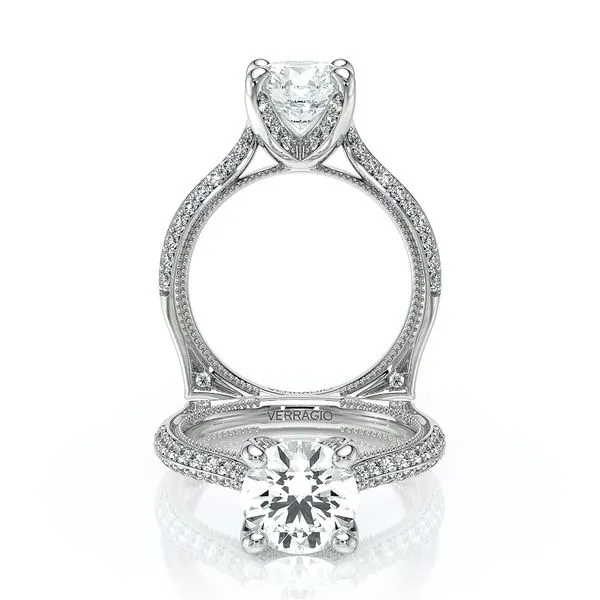 Vanguard-2204R-18K White Gold Round Tracy Jewelers Spokane, WA