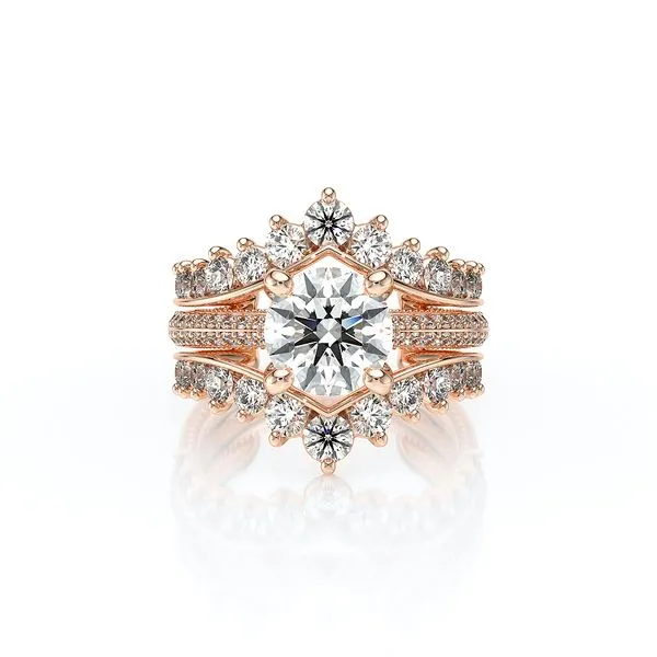 Vanguard-2035W-14K Rose Gold  Image 5 Quest Fine Jewelers Fairfax, VA