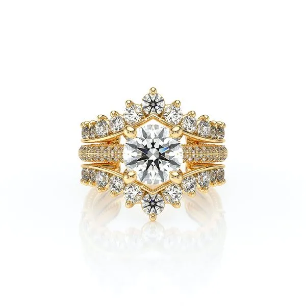 Vanguard-2035W-18K Yellow Gold  Image 5 Quest Fine Jewelers Fairfax, VA