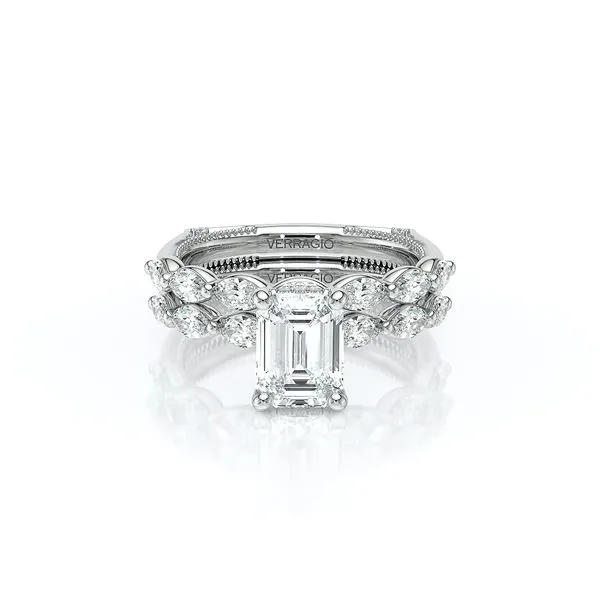 Vanguard-2205EM-Platinum Emerald Image 5 Quest Fine Jewelers Fairfax, VA