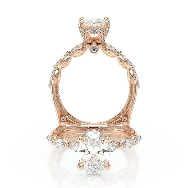 Vanguard-2205ov-18k Rose Gold Oval Tracy Jewelers Spokane, WA