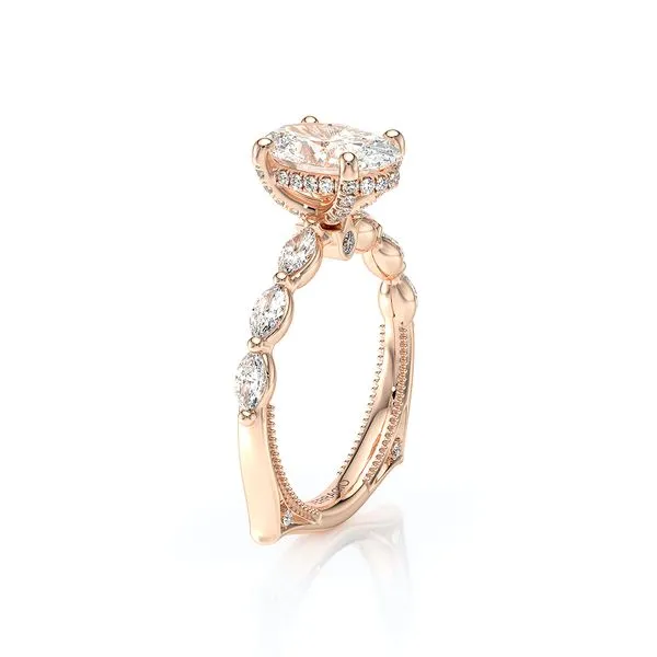 Vanguard-2205ov-18k Rose Gold Oval Image 3 Tracy Jewelers Spokane, WA