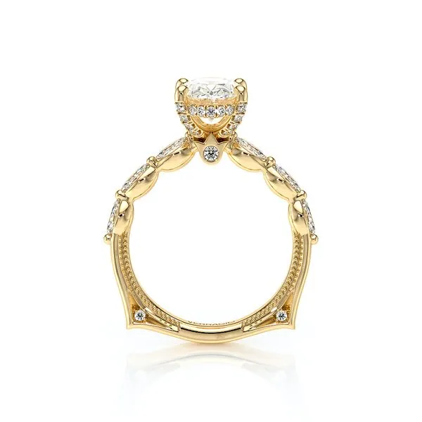 Vanguard-2205ov-18k Yellow Gold Oval Image 4 Tracy Jewelers Spokane, WA