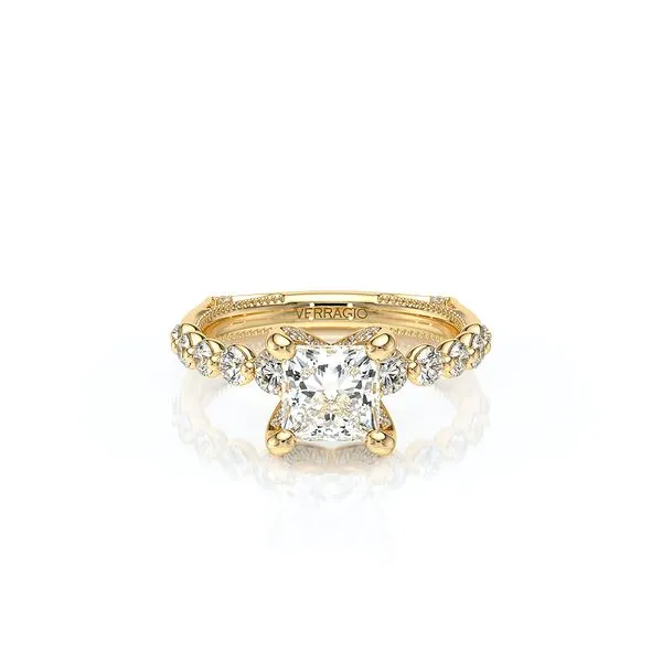 Vanguard-2206p-18k Yellow Gold Princess Image 2 Tracy Jewelers Spokane, WA