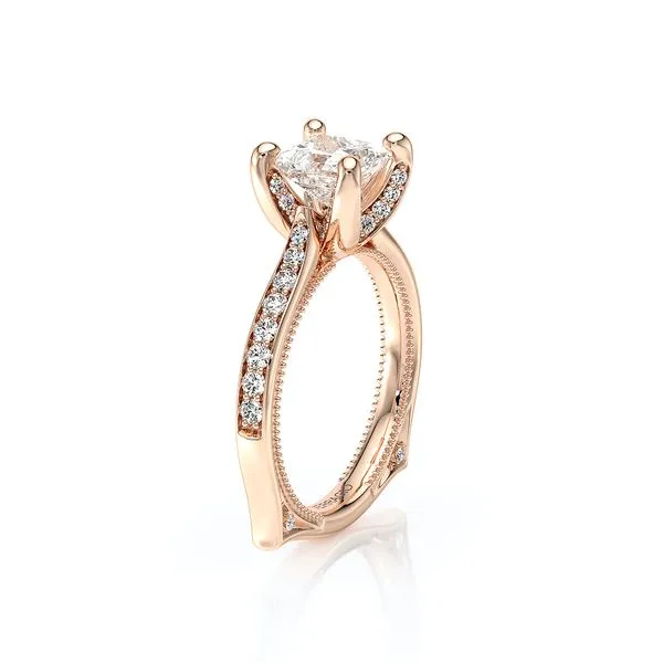 Vanguard-2207p-18k Rose Gold Princess Image 3 Tracy Jewelers Spokane, WA