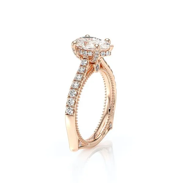 Vanguard-2208PS-18K Rose Gold Pear Image 3 Tracy Jewelers Spokane, WA