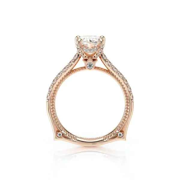 Vanguard-2208PS-18K Rose Gold Pear Image 4 Tracy Jewelers Spokane, WA
