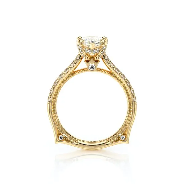 Vanguard-2208PS-18K Yellow Gold Pear Image 4 Quest Fine Jewelers Fairfax, VA