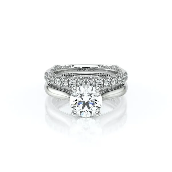 Vanguard-2208r-S-14k White Gold Round Image 5 Tracy Jewelers Spokane, WA