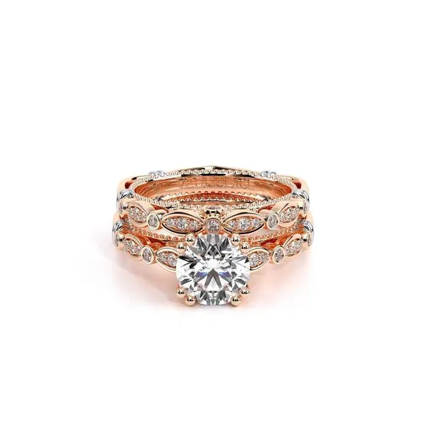 Parisian-100r-14k Rose Gold Round Image 5 Tracy Jewelers Spokane, WA