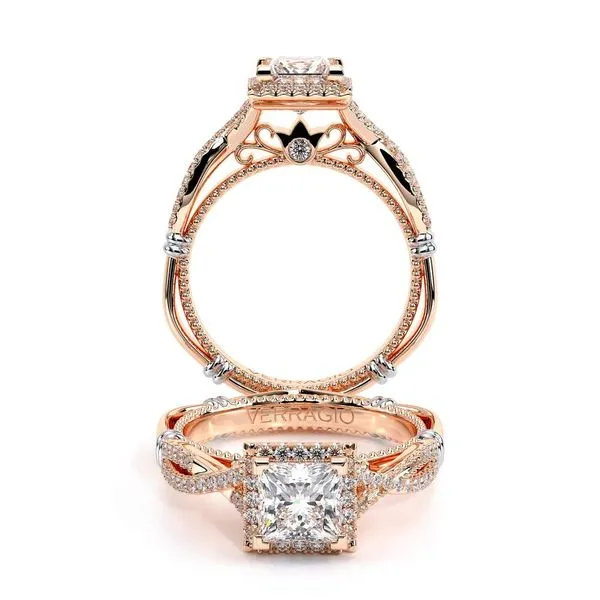 Parisian-106p-18k Rose Gold Princess Tracy Jewelers Spokane, WA