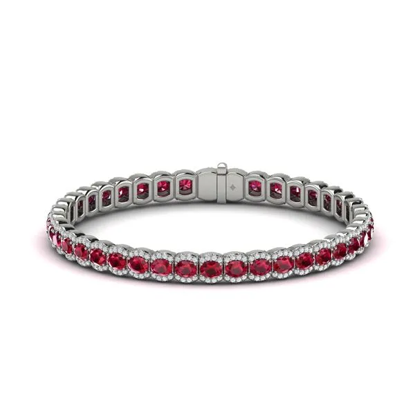 Diamond and Ruby Bracelet James & Williams Jewelers Berwyn, IL
