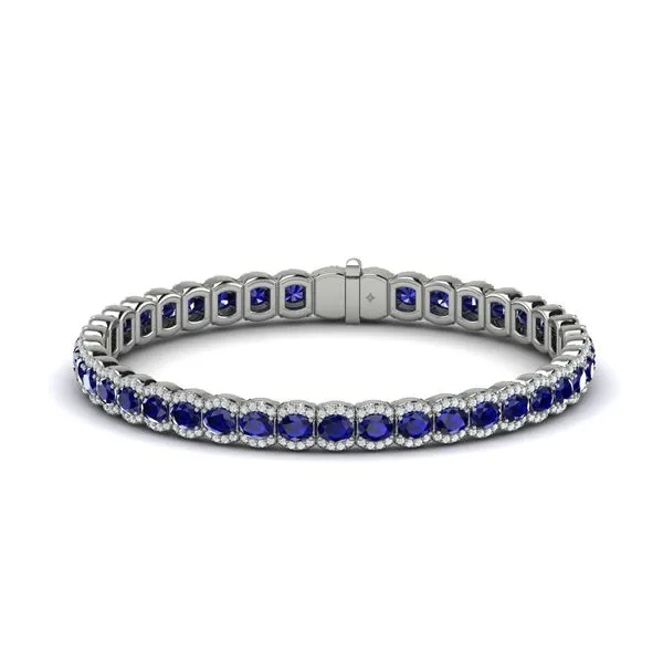 Diamond and Sapphire Bracelet James & Williams Jewelers Berwyn, IL