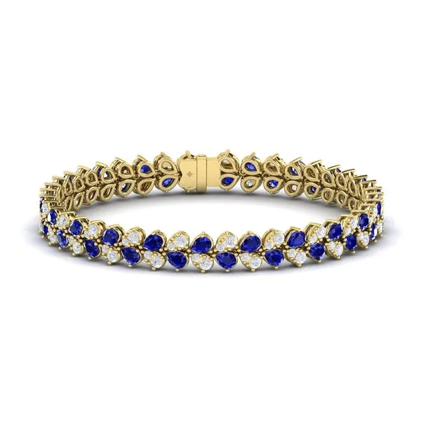 Diamond and Sapphire Bracelet James & Williams Jewelers Berwyn, IL