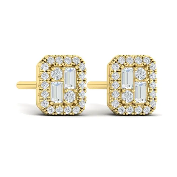 Diamond Baguette Stud Earrings James & Williams Jewelers Berwyn, IL