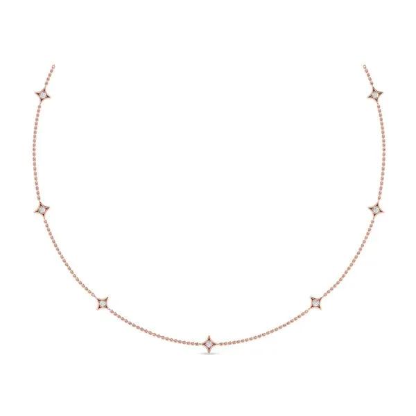 Multi Diamond Vlora Star Necklace Image 2 James & Williams Jewelers Berwyn, IL