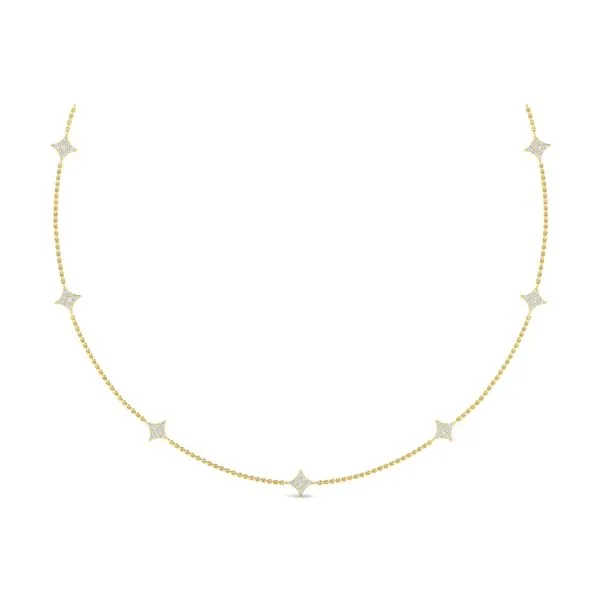 Diamond Cluster Multi Vlora Star Pendant Necklace Image 2 James & Williams Jewelers Berwyn, IL