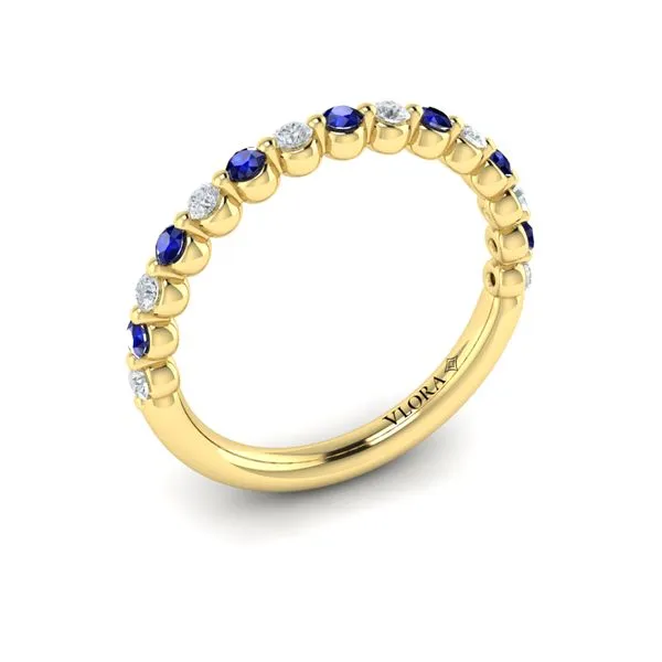 Diamond and Blue Sapphire Ring James & Williams Jewelers Berwyn, IL
