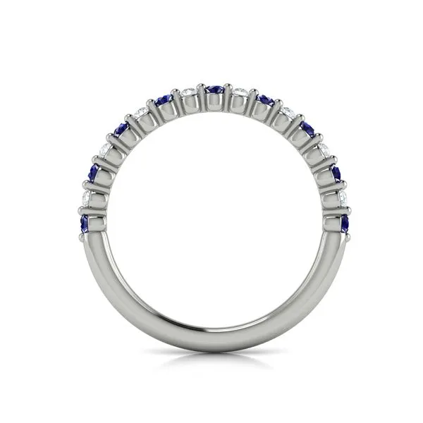 Diamond and Blue Sapphire Ring Image 3 James & Williams Jewelers Berwyn, IL