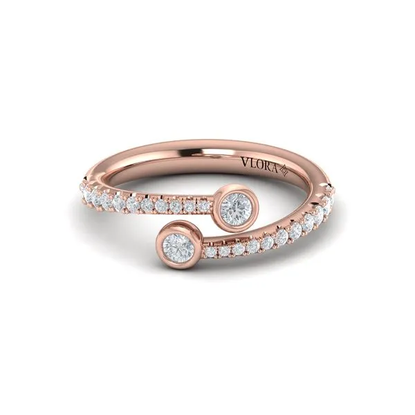 Diamond Double Wrap Ring Image 2 James & Williams Jewelers Berwyn, IL