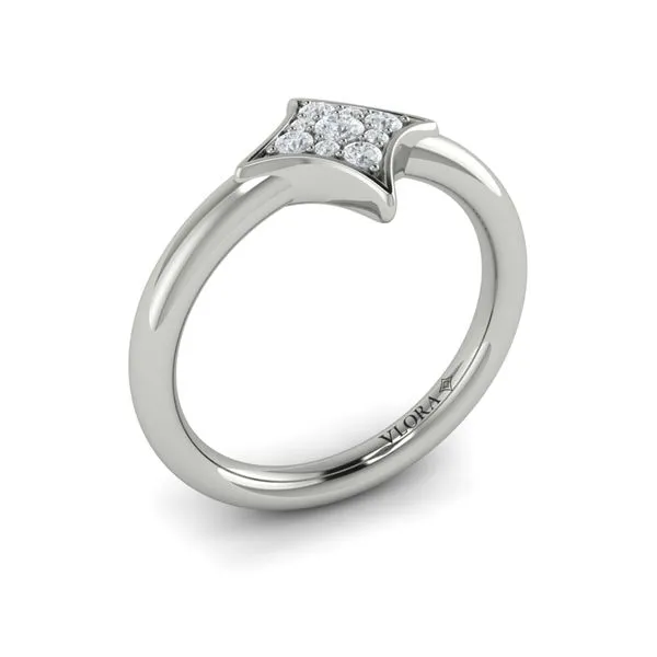 Channel Set Diamond Cluster Vlora Star Ring James & Williams Jewelers Berwyn, IL