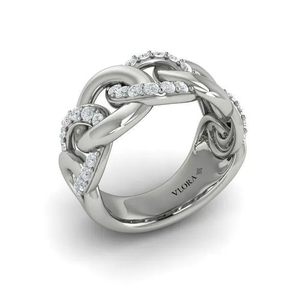 Diamond Interlacing Link Ring James & Williams Jewelers Berwyn, IL