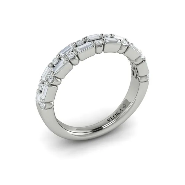 Diamond Baguette Two Row Ring James & Williams Jewelers Berwyn, IL