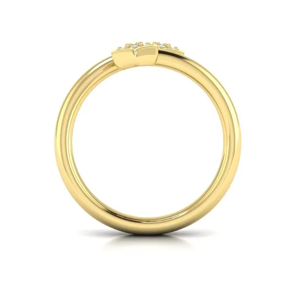 Diamond Cluster Honeycomb Wrap Ring Image 3 James & Williams Jewelers Berwyn, IL