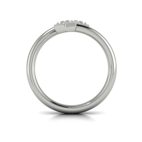 Diamond Cluster Honeycomb Wrap Ring Image 3 James & Williams Jewelers Berwyn, IL