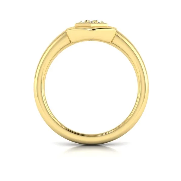 Diamond Cluster Single Honeycomb Ring Image 3 James & Williams Jewelers Berwyn, IL