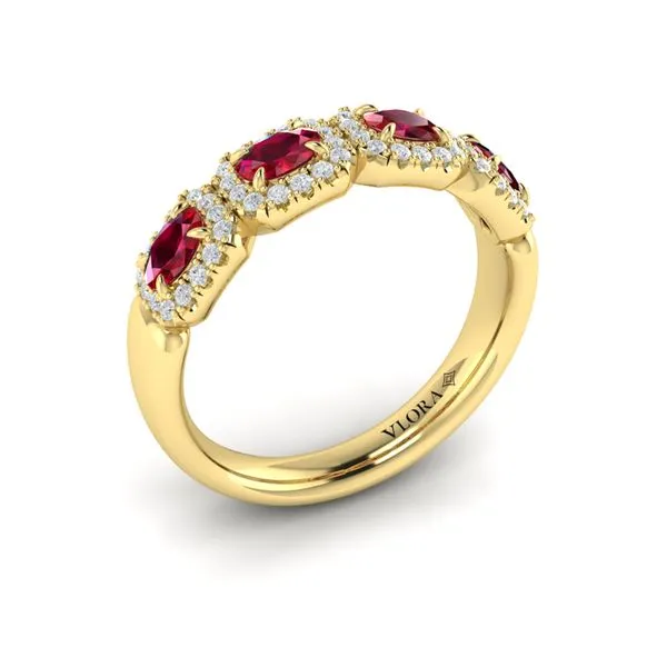 Diamond and Ruby Statement Ring James & Williams Jewelers Berwyn, IL