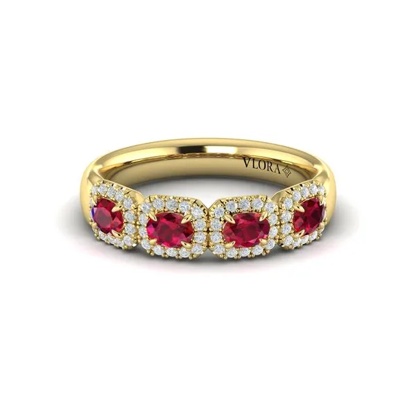 Diamond and Ruby Statement Ring Image 2 James & Williams Jewelers Berwyn, IL
