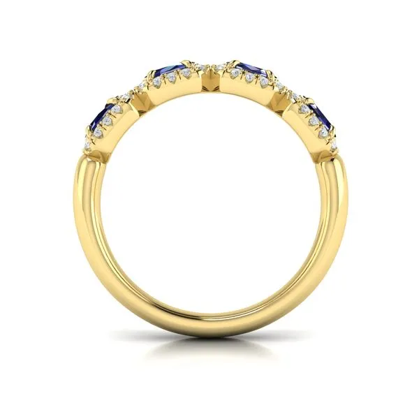 Diamond and Sapphire Statement Ring Image 3 James & Williams Jewelers Berwyn, IL