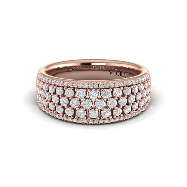 Diamond Multi-Row Statement Ring Image 2 James & Williams Jewelers Berwyn, IL
