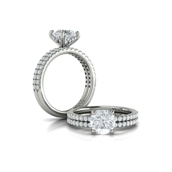 Delicate Classic Hidden Halo Engagement Ring Image 4 James & Williams Jewelers Berwyn, IL