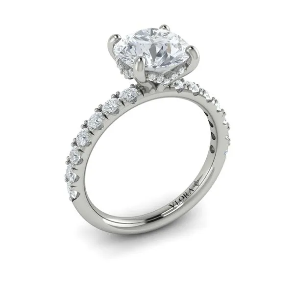 Classic Hidden Halo Engagement Ring James & Williams Jewelers Berwyn, IL