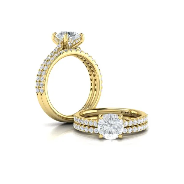 Classic Cathedral Engagement Ring with a Hidden Halo Image 4 James & Williams Jewelers Berwyn, IL